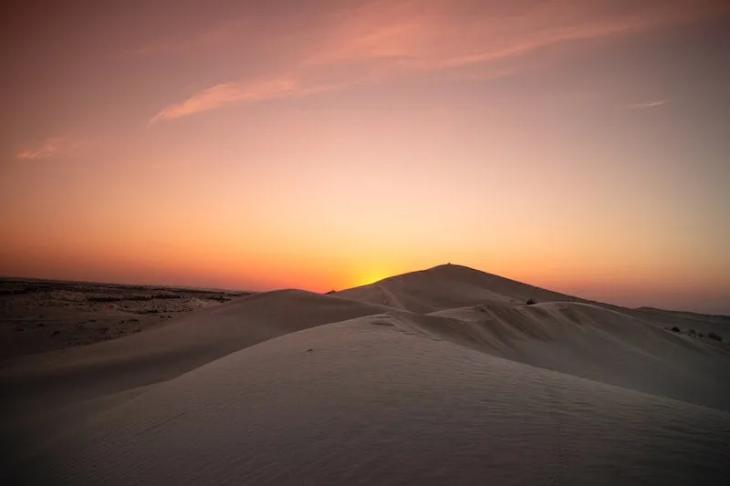 Sahara Desert sunset