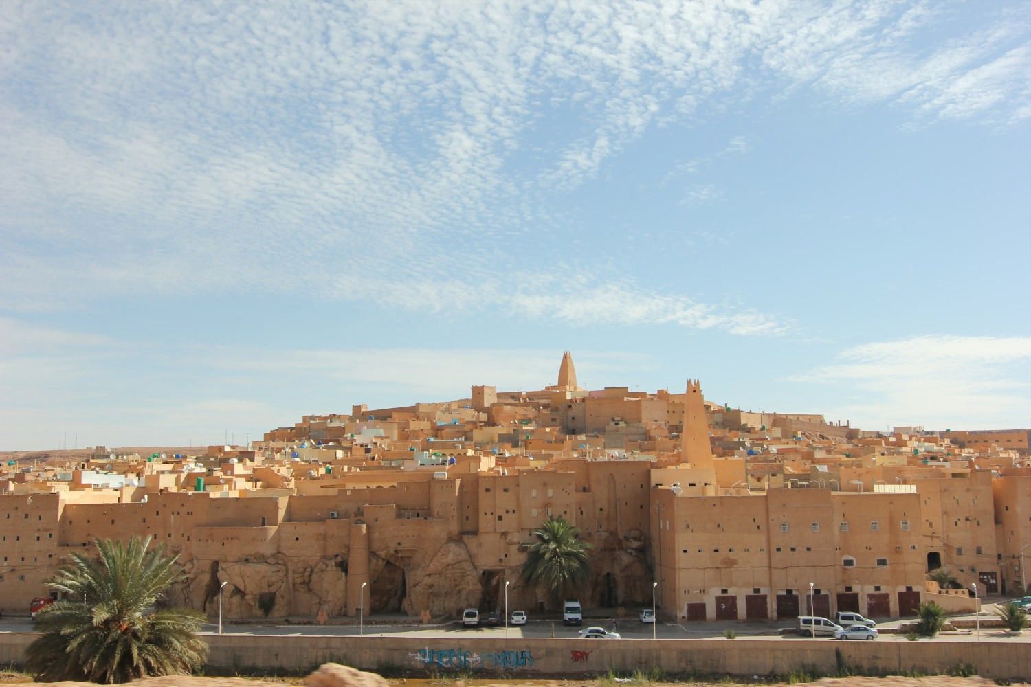 Aerial view of Ghardaïa